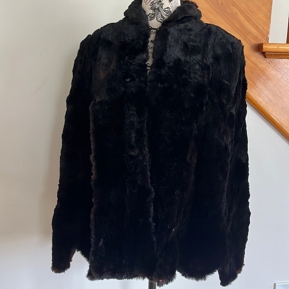 Vintage Fur Cape Jacket - Picture 1 of 8
